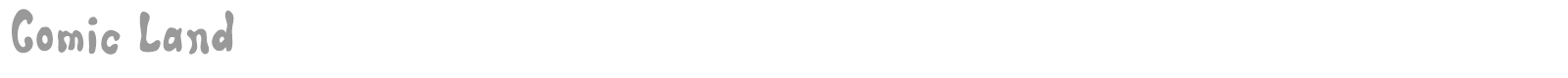 Comic Land font preview
